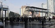 Avcılar’da Karayolları’nın Yaptığı Üstgeçit Çöktü