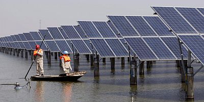 Çin’den Yüzen Güneş Enerji Santrali 
